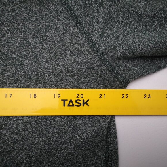 Coastal Culture Ladies Size Large Grey/Green Island Life Drawstring Hoodie - Picture 6 of 8